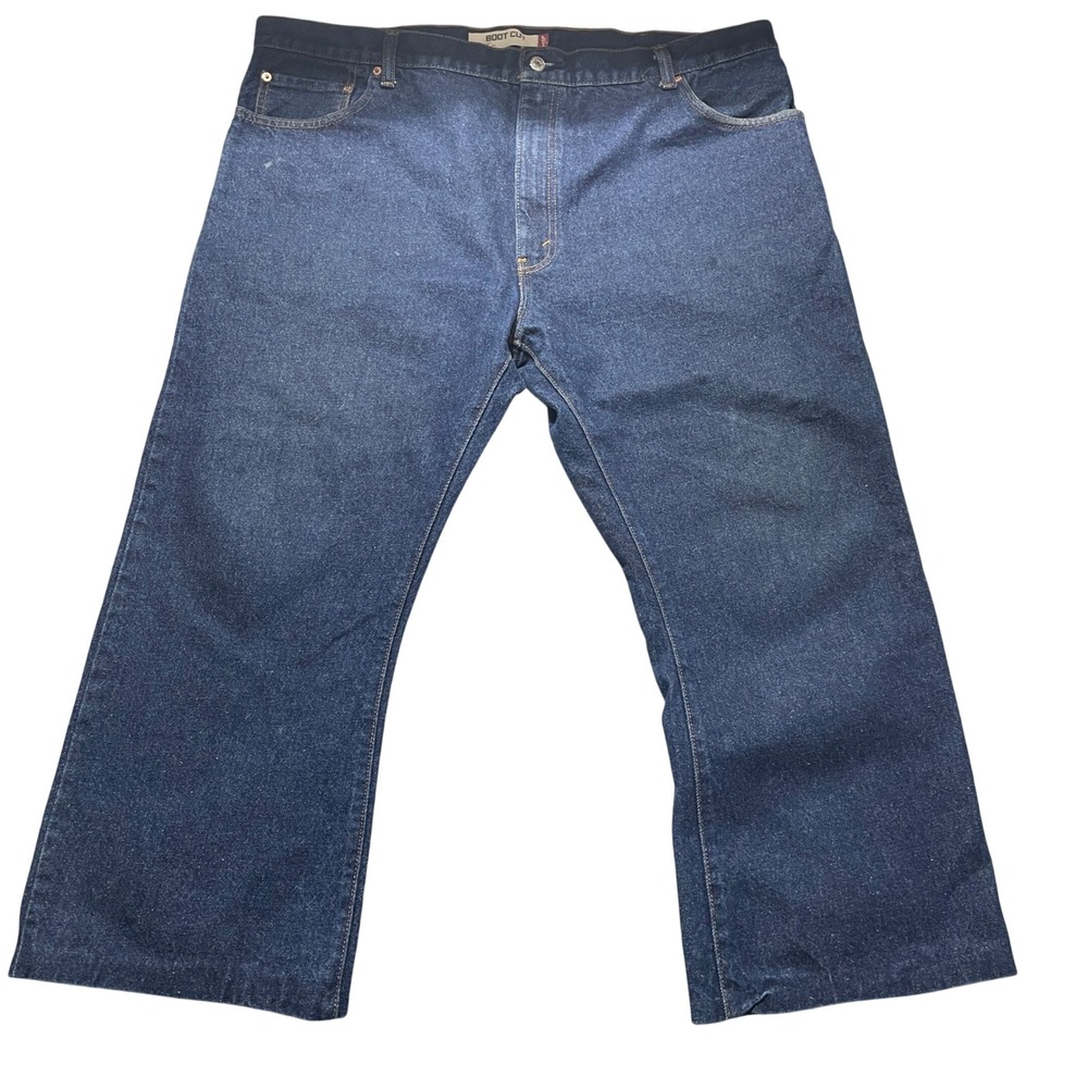 Levis 517 Bootcut Jeans Mens 44x30 Dark Wash Blue Denim Cotton 517-0217